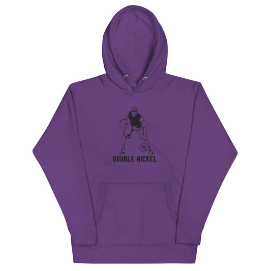 Unisex Hoodies with black Basketball Logo (if you like your hoodies looser, size up on this one)